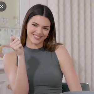 Skims Cotton Jersey Mock Neck Tank